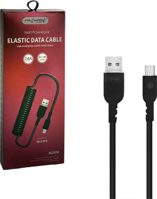 Nafumi NFM-M26 Spiral USB 2.0 to micro USB Cable