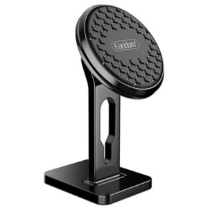 EARLDOM ET-EH109 360 Rotation Metal Car Mount Phone Holder, Black