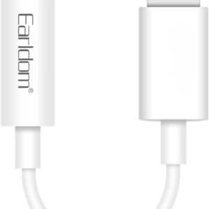 Earldom 3.5mm female to Lightning Audio Adaptor Bluetooth enabled Cable ET-OT49