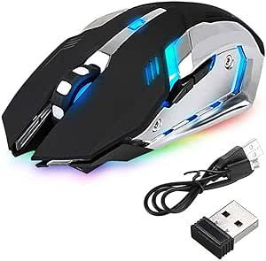 ZORNWEE CH002 Rechargable Wireless Gaming Mouse Silent Mode