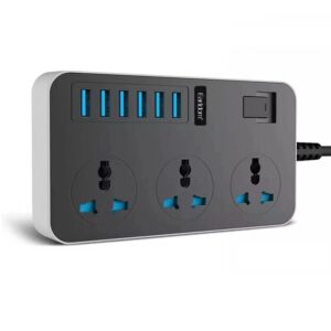 EARLDOM ES-SC04 mart Power Outlet – 3 Socket and 6 USB QC3.0 Quick charging