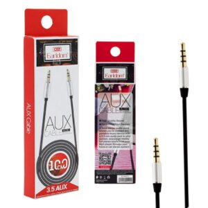 EARLDOM 3.5mm Super Audio TPE Aluminium Aux cable ET-AUX15-1.5m